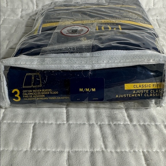 Polo by Ralph Lauren Classic Fit Boxer Briefs - Blue and Yellow 3 Pack - Picture 5 of 7